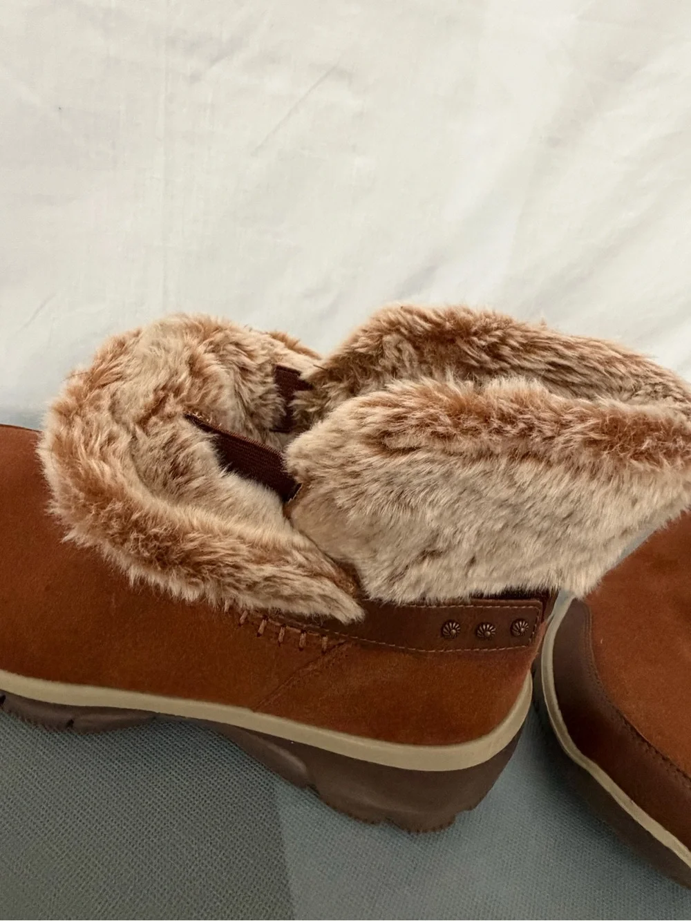 Skechers Easy Going Quantum Brown Women’s Boots Size 10 (B242)